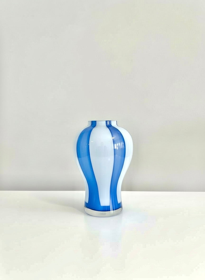 Blueberry Swirl Vase