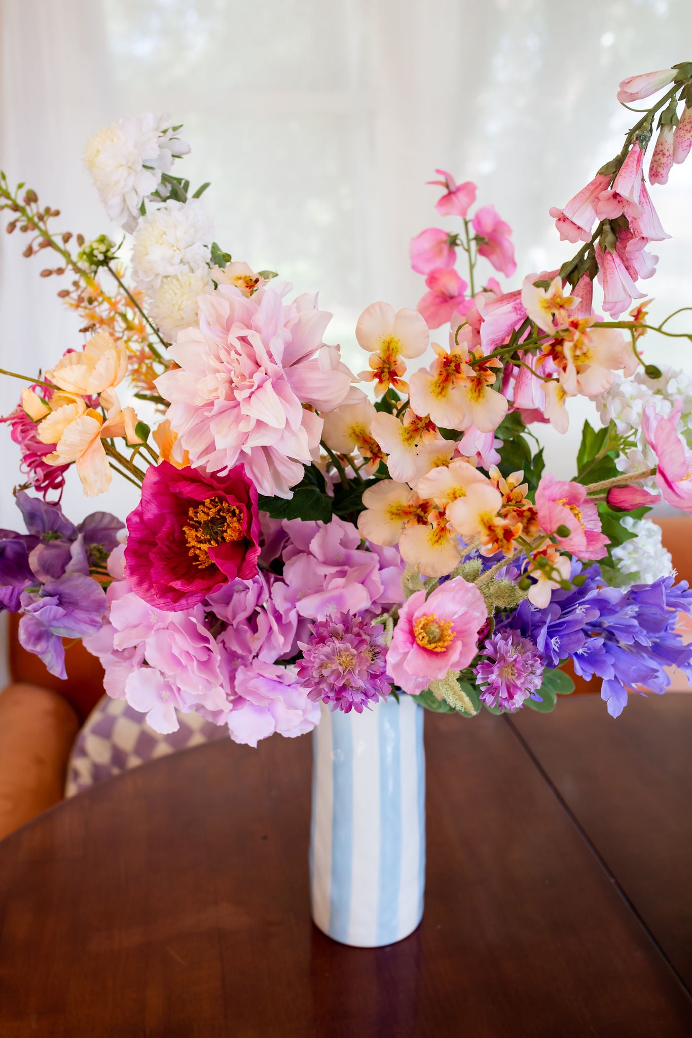 Pastel Silk Flowers